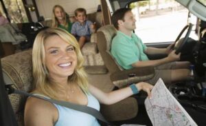 family holiday in caravan