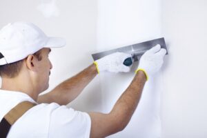 plastering