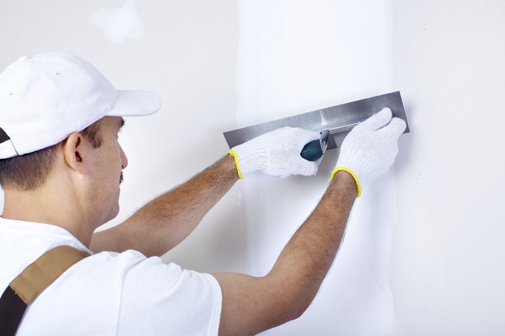 plastering