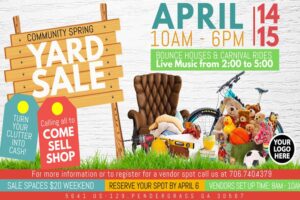 Community yard sale